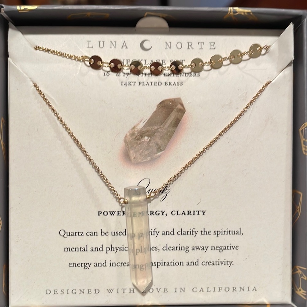NWT Luna Norte Necklace Set